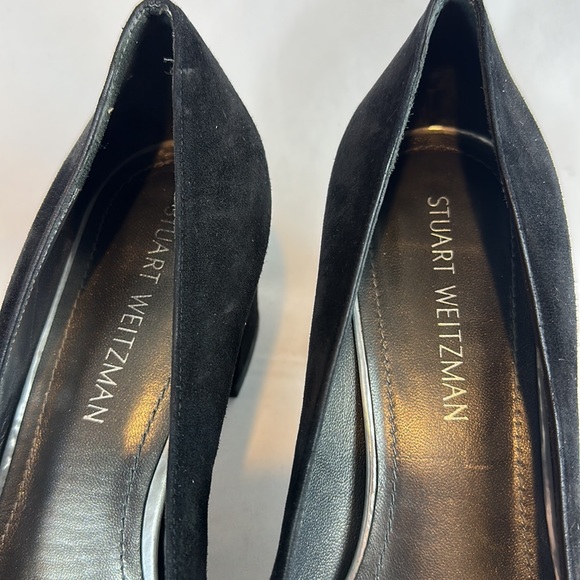 Stuart Weitzman Size 11 Black suede heel. - Picture 9 of 11